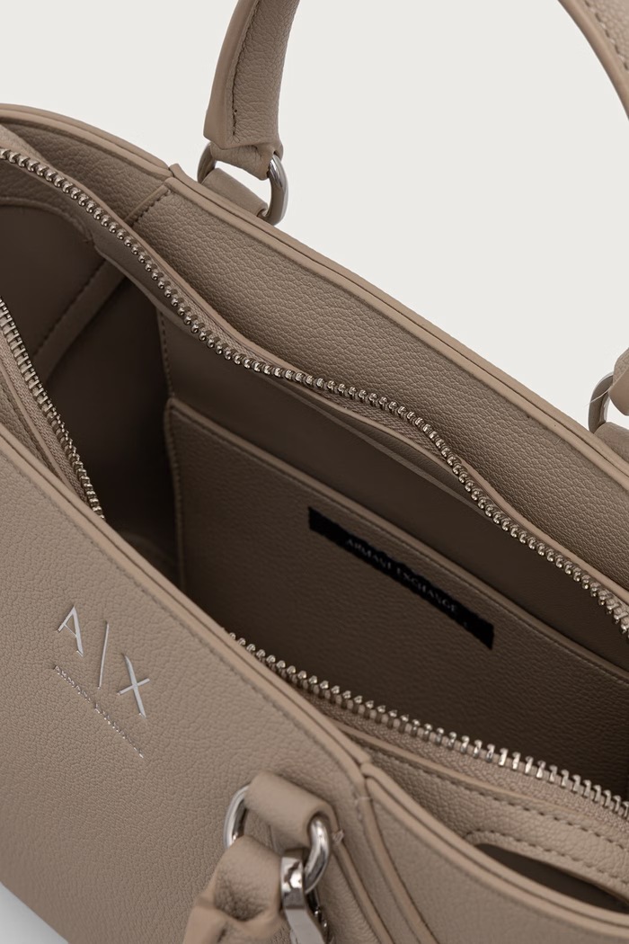 Armani Exchange shopper torba ženska iz umetnega usnja XW003143.AF26569 bež