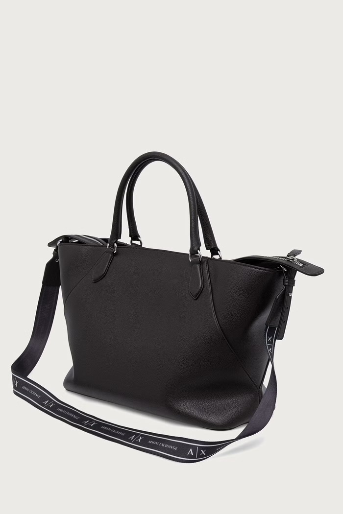 Armani Exchange шопинг чанта дамска от имитация на кожа XW003142.AF26569 кафяв AW26