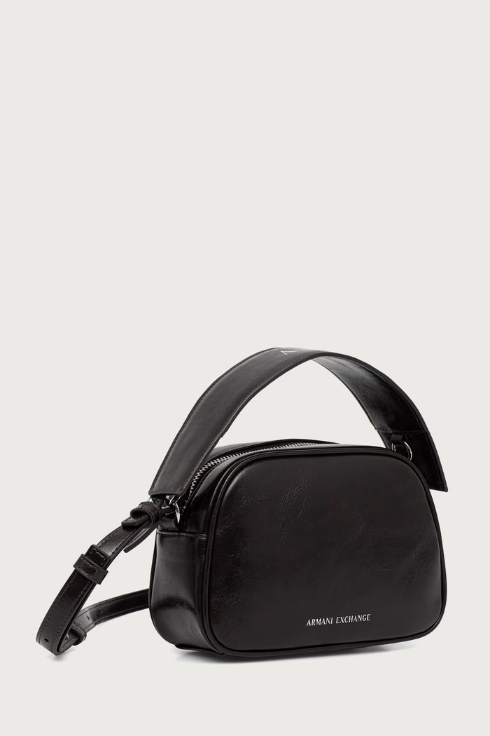 Armani Exchange Torebka crossbody damska z imitacji skóry XW003130.AF26574 brązowy AW26