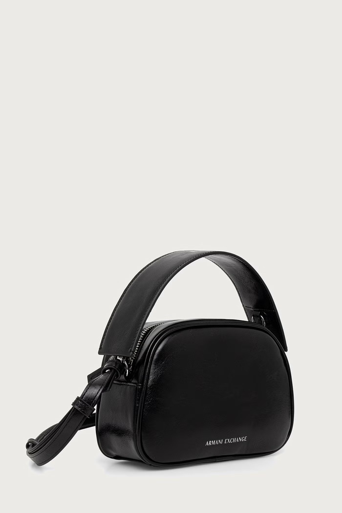 Armani Exchange Crossbody kabelka dámska z imitácie kože XW003130.AF26574 čierna AW26
