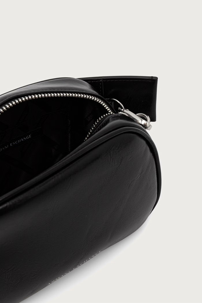 Crossbody kabelka dámska z imitácie kože Armani Exchange čierna XW003130.AF26574