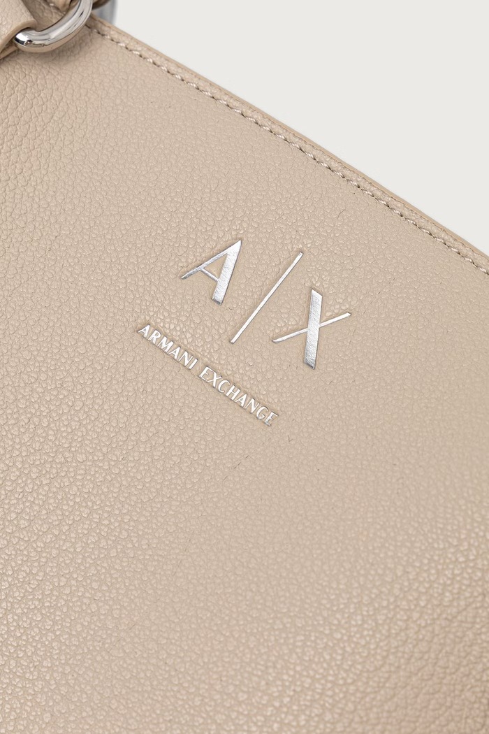 Armani Exchange torebka crossbody damska z imitacji skóry beżowy XW003086.AF26569