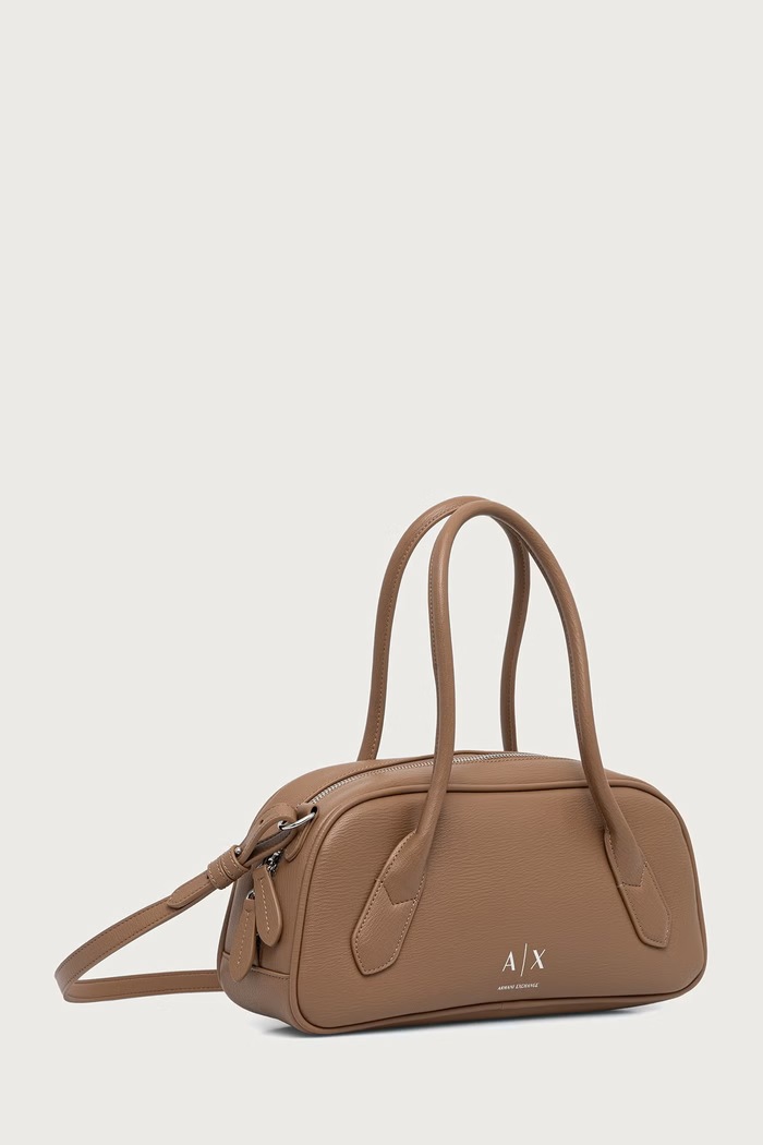 Armani Exchange Torebka crossbody damska z imitacji skóry XW003034.AF26577 beżowy AW26