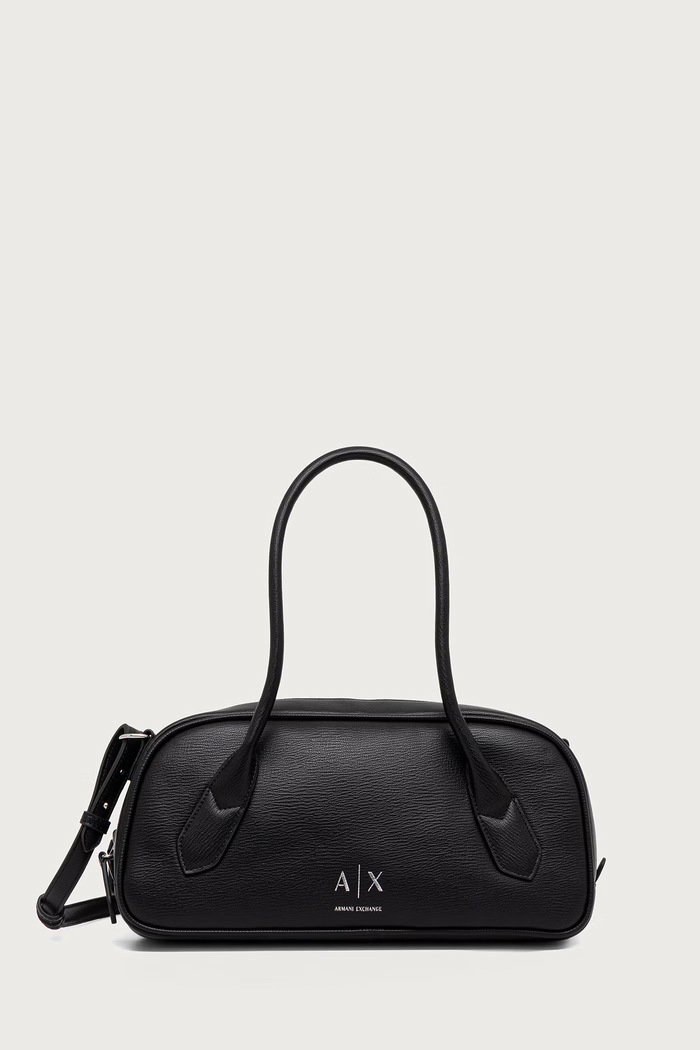 Armani Exchange Torebka crossbody damska z imitacji skóry czarny XW003034.AF26577