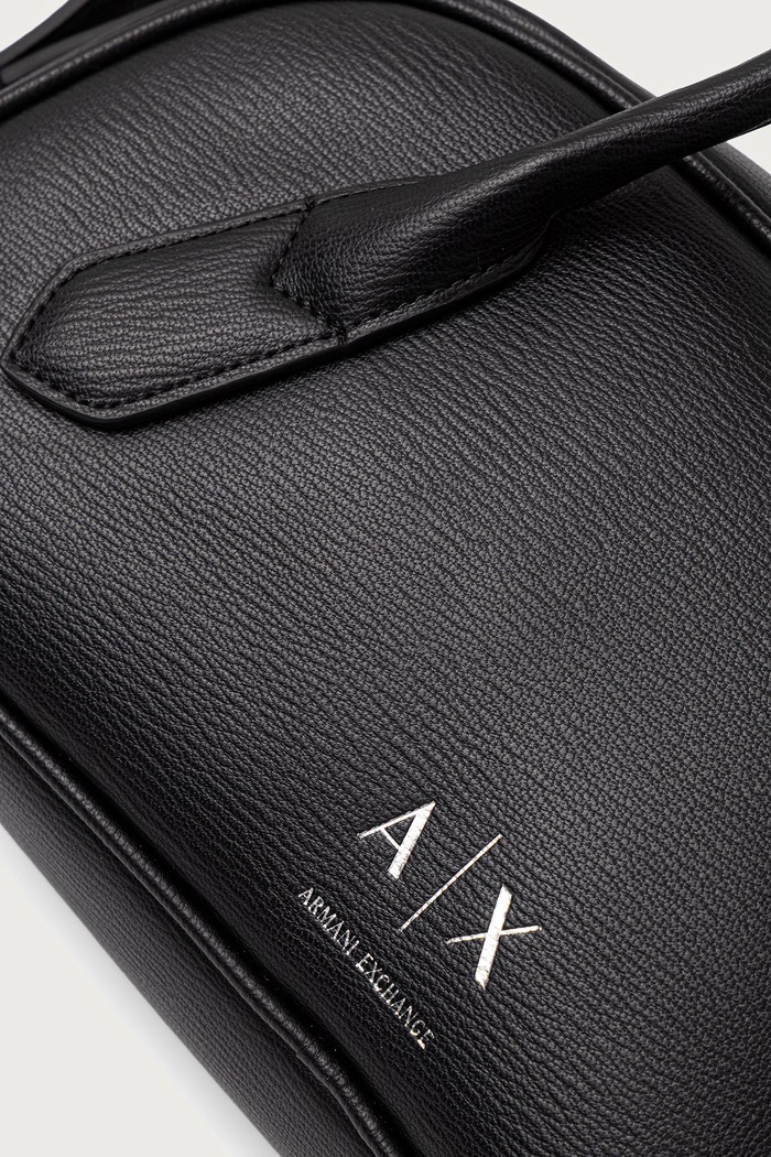 Torebka crossbody damska z imitacji skóry Armani Exchange XW003034.AF26577 czarny