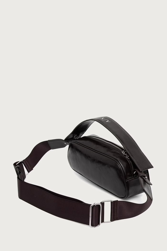 Akcesoria Armani Exchange Torebka crossbody damska z imitacji skóry XW003024.AF26574 brązowy