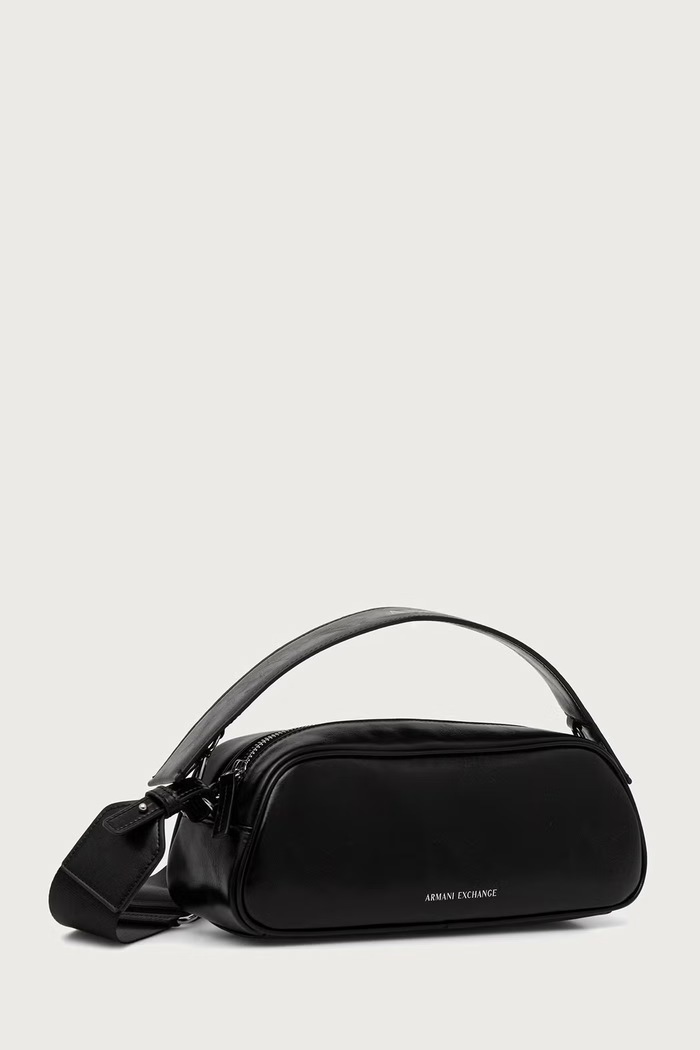 Armani Exchange Borsa a tracollo da donna in similpelle XW003024.AF26574 nero AW26