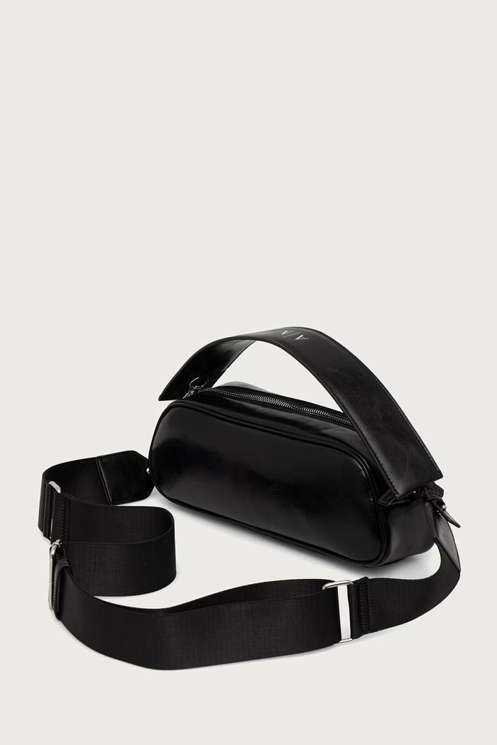 Accessori Armani Exchange Borsa a tracollo da donna in similpelle XW003024.AF26574 nero