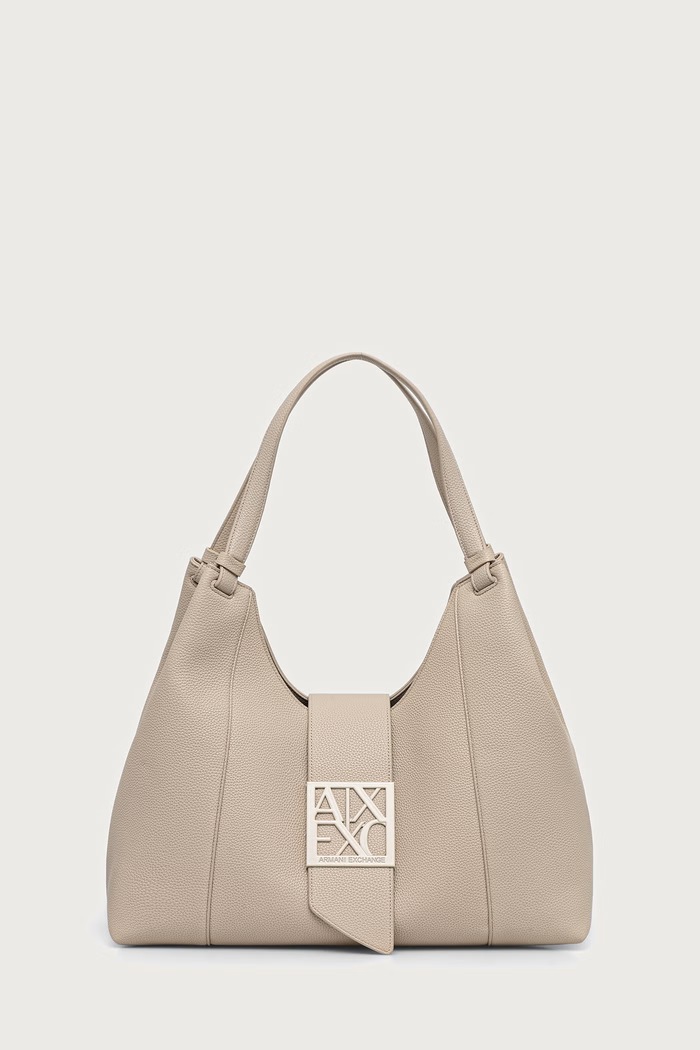 Armani Exchange klasična torbica ženska iz umetnega usnja bež XW003002.AF11902