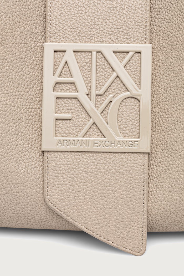 Armani Exchange klasična torbica ženska iz umetnega usnja bež XW003002.AF11902