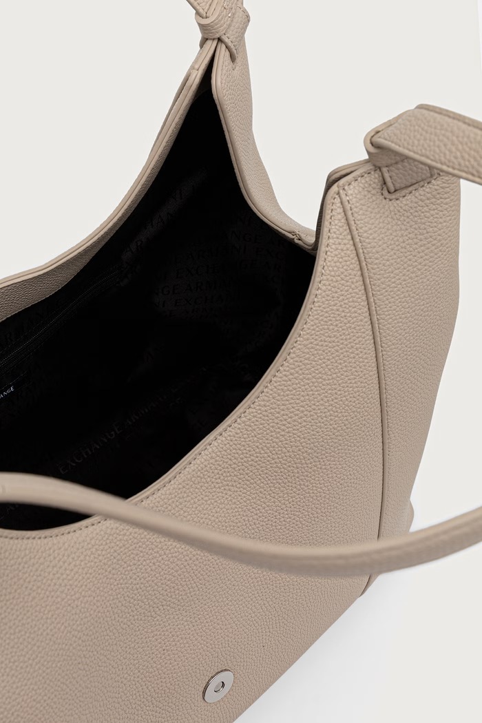 Armani Exchange klasična torbica ženska iz umetnega usnja XW003002.AF11902 bež