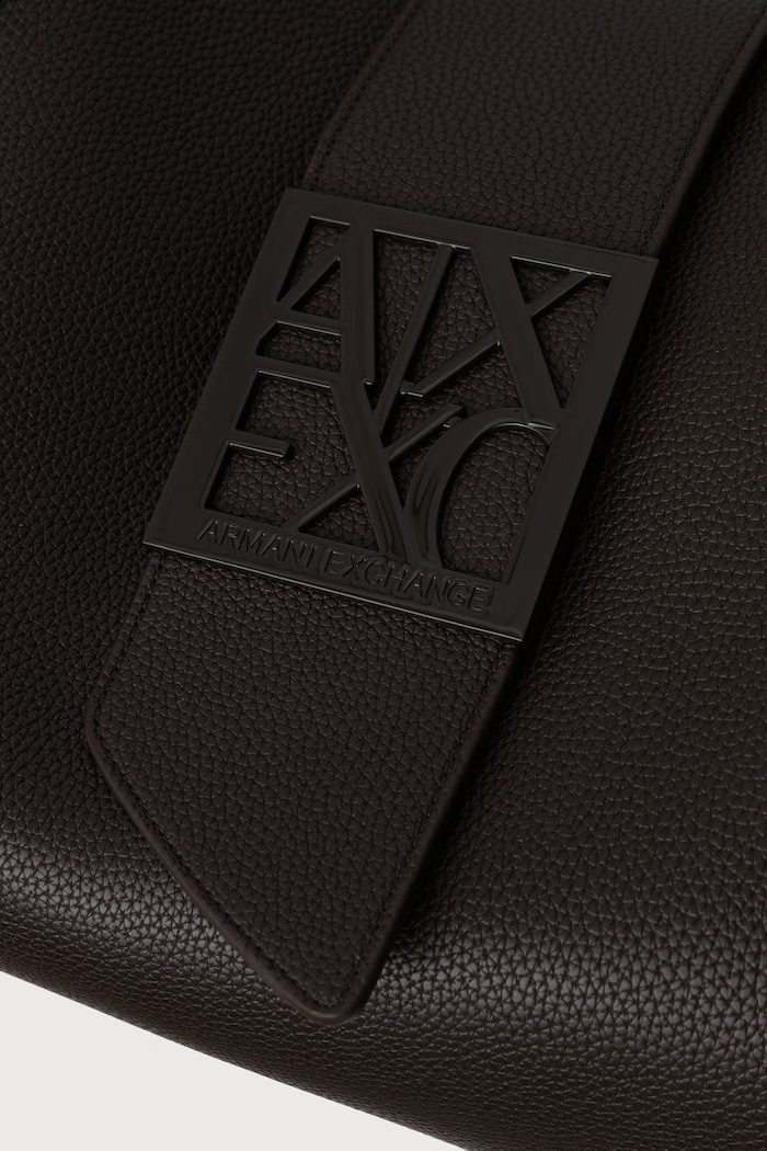 Torebka damska z imitacji skóry Armani Exchange XW003002.AF11902 brązowy