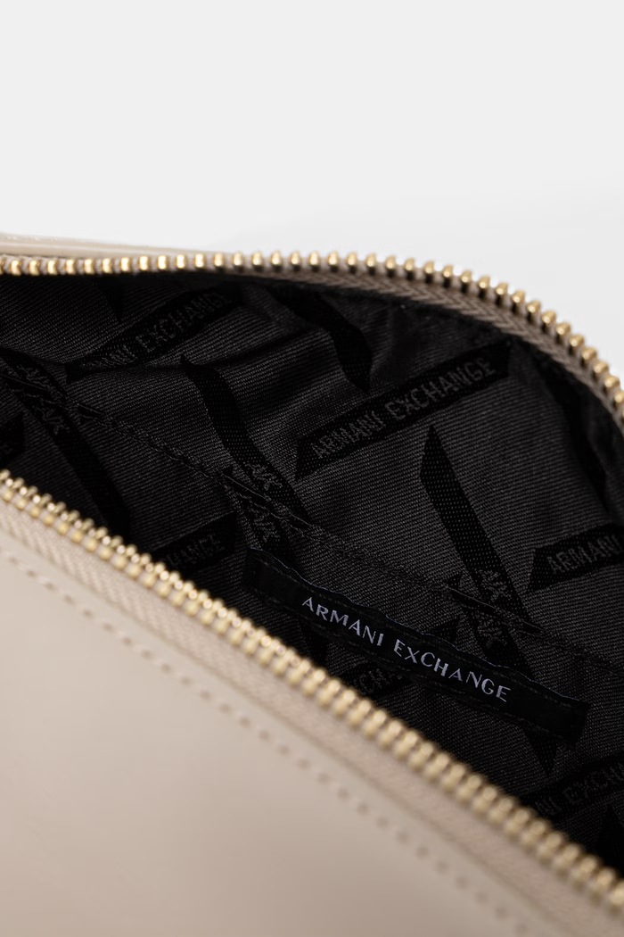 Armani Exchange crossbody kabelka dámska z imitácie kože XW002990.AF26452 béžová
