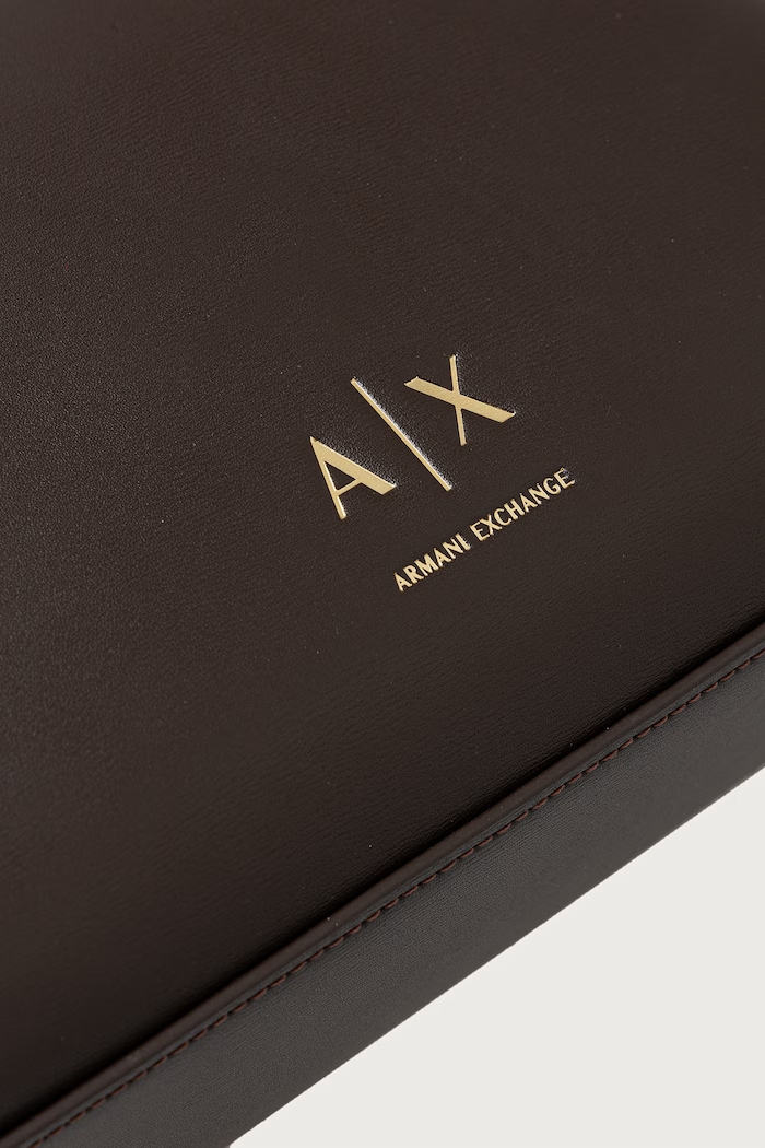 Torebka crossbody damska z imitacji skóry Armani Exchange XW002990.AF26452 brązowy