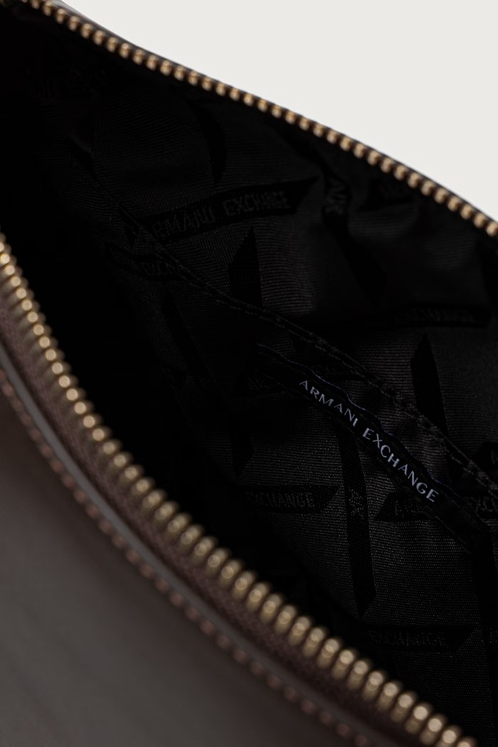 Torebka crossbody damska z imitacji skóry Armani Exchange brązowy XW002990.AF26452