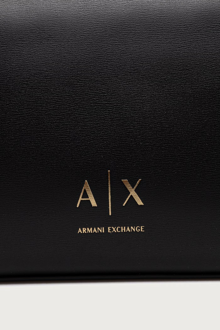 Armani Exchange geantă crossbody pentru femei cu imitație de piele negru XW002990.AF26452