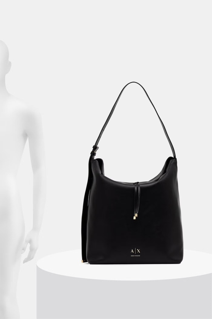 Armani Exchange сумочка hobo жіноча зі штучної шкіри XW002989.AF19902 чорний