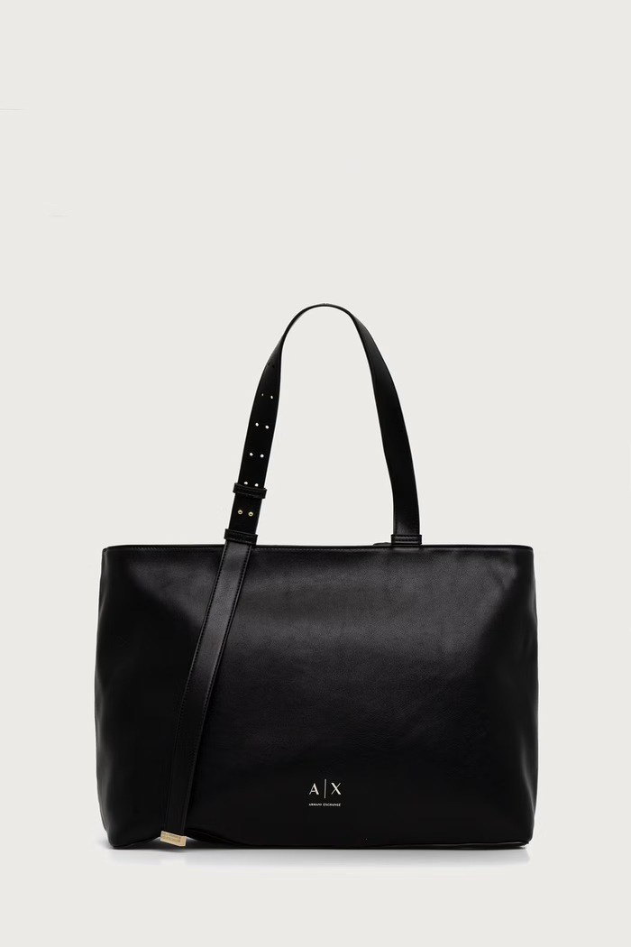 Armani Exchange Kabelka typu shopper dámska z imitácie kože čierna XW002988.AF19902