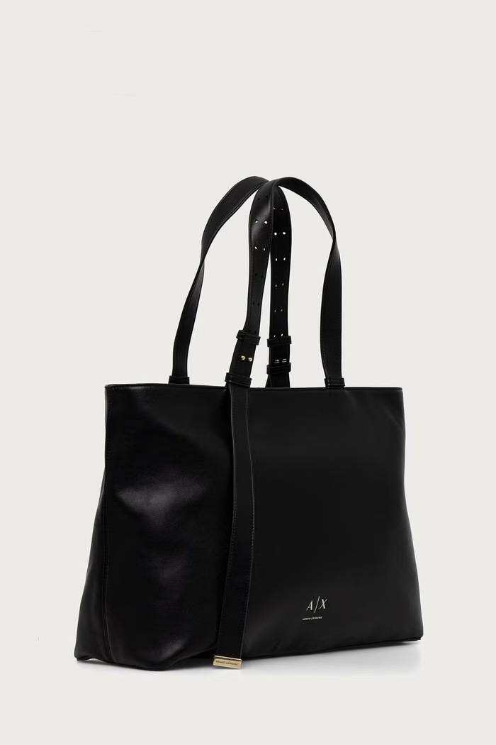 Armani Exchange Kabelka typu shopper dámska z imitácie kože XW002988.AF19902 čierna AW26