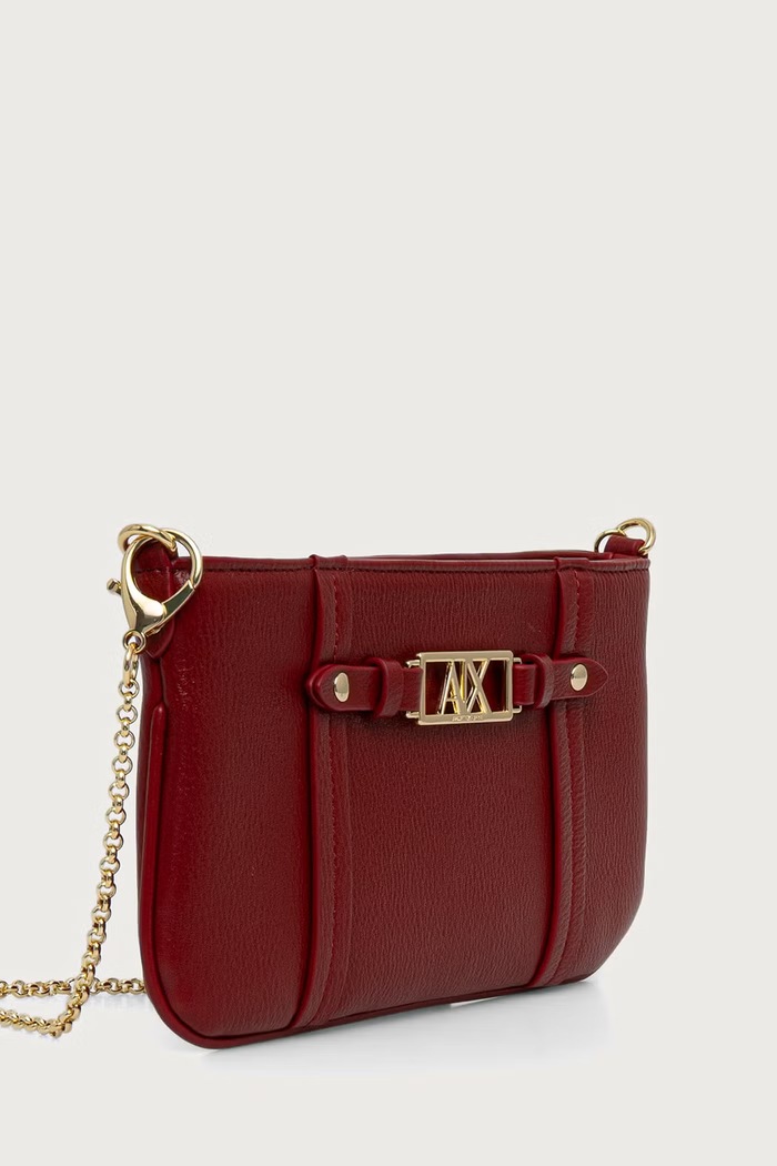 Armani Exchange Kabelka dámska z imitácie kože XW002985.AF15632 burgundské AW26