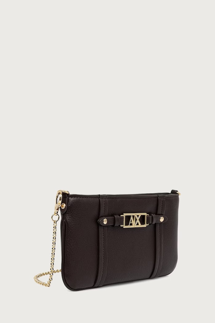 Armani Exchange Torebka damska z imitacji skóry XW002985.AF15632 brązowy AW26