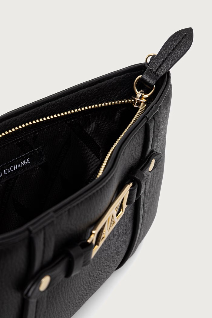 Kabelka dámska z imitácie kože Armani Exchange čierna XW002985.AF15632