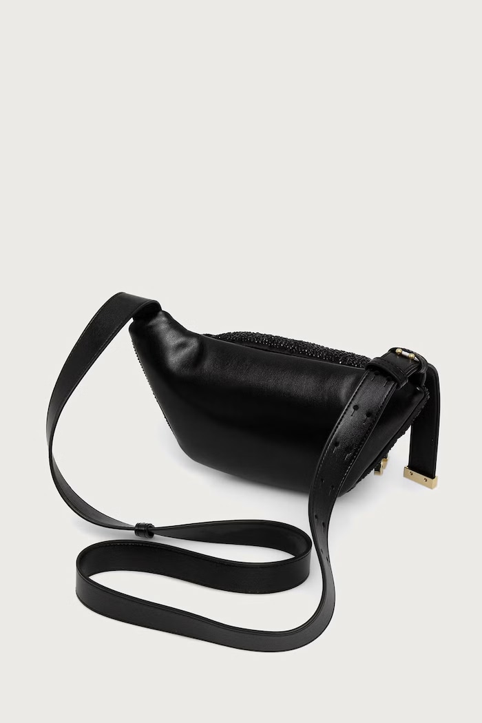 Аксесоари Armani Exchange Чанта за кръста дамска от имитация на кожа XW002655.AF27000 черен