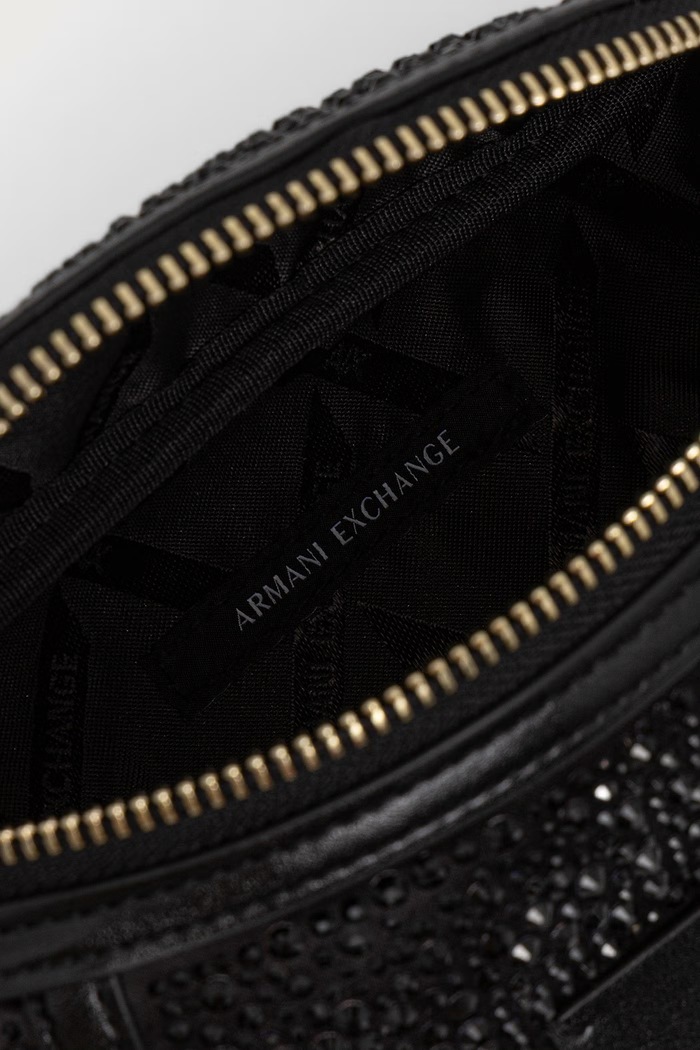 Чанта за кръста дамска от имитация на кожа Armani Exchange черен XW002655.AF27000
