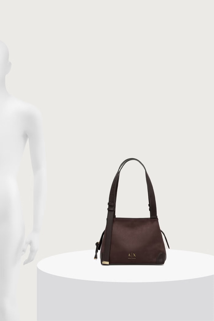 Armani Exchange Torebka shopper damska z imitacji zamszu XW002604.AF22666