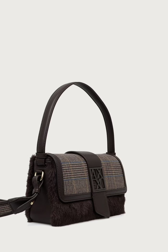 Armani Exchange Crossbody torba za žene XW002592.AF26446 smeđa AW26
