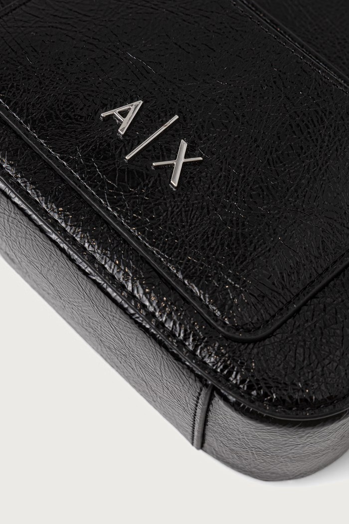 Armani Exchange mala torba hobo za žene od imitacije kože crna XW001571.AF26451