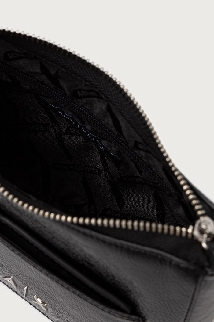 Armani Exchange mala torba hobo za žene od imitacije kože XW001571.AF26451 crna