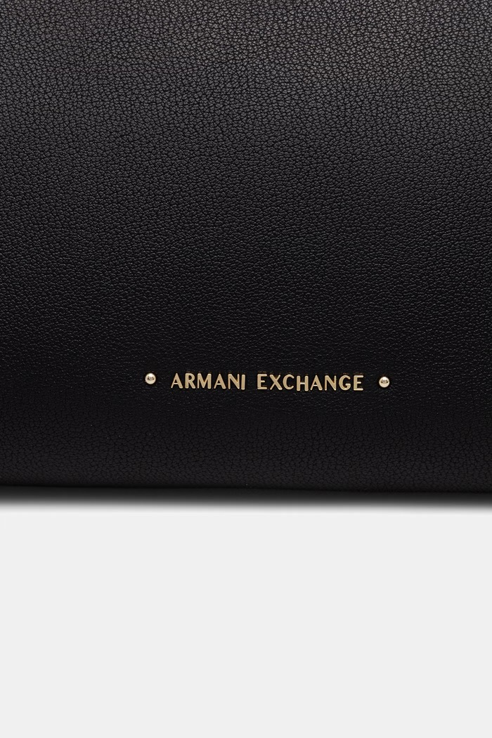 Armani Exchange shopper torba za žene od imitacije kože crna XW001548.AF26447