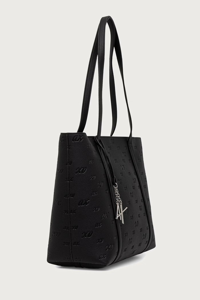 Armani Exchange shopper torba za žene od imitacije kože XW001199.AF26969 crna AW26