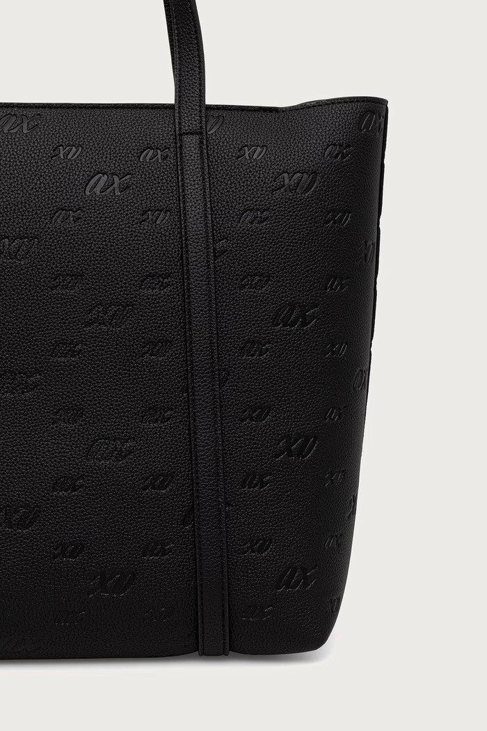 Dodaci Armani Exchange shopper torba za žene od imitacije kože XW001199.AF26969 crna