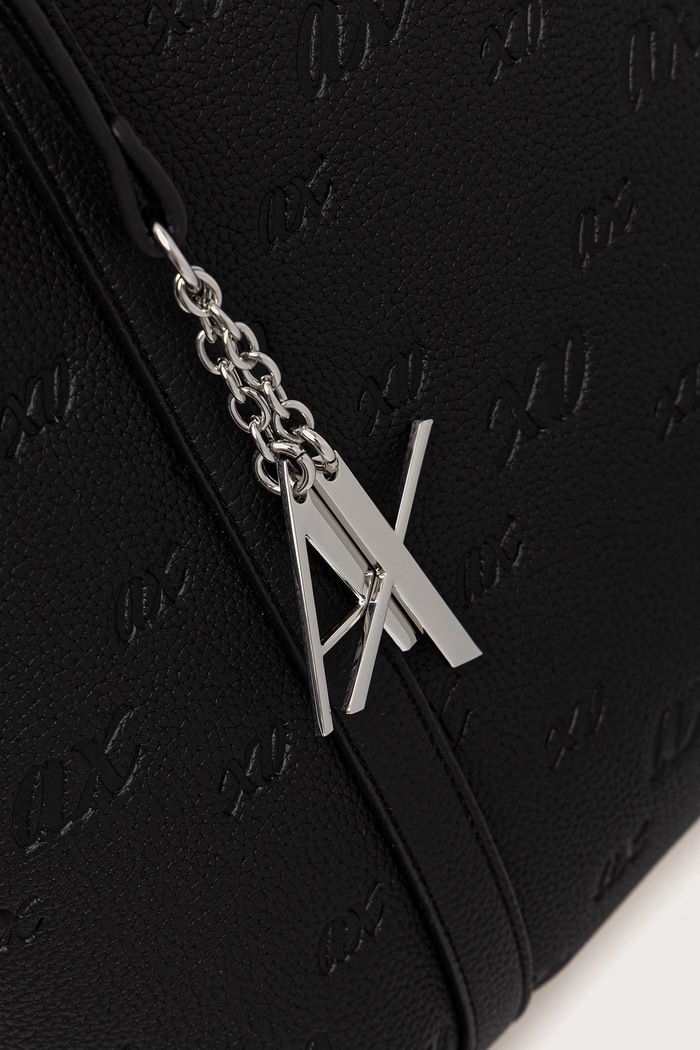 Armani Exchange shopper torba za žene od imitacije kože crna XW001199.AF26969