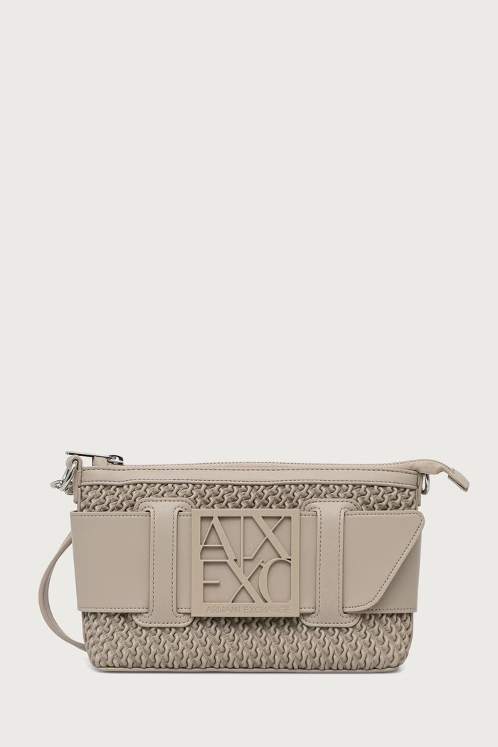 Armani Exchange Kabelka typu tote dámska z imitácie kože béžová XW000921.AF26444