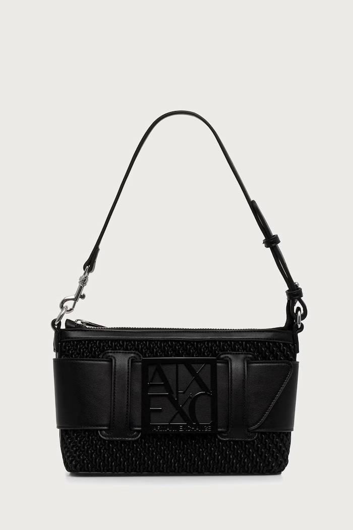 Armani Exchange Kabelka typu tote dámska z imitácie kože čierna XW000921.AF26444