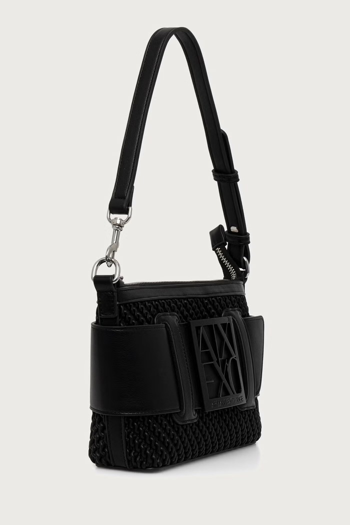 Armani Exchange Kabelka typu tote dámska z imitácie kože XW000921.AF26444 čierna AW26