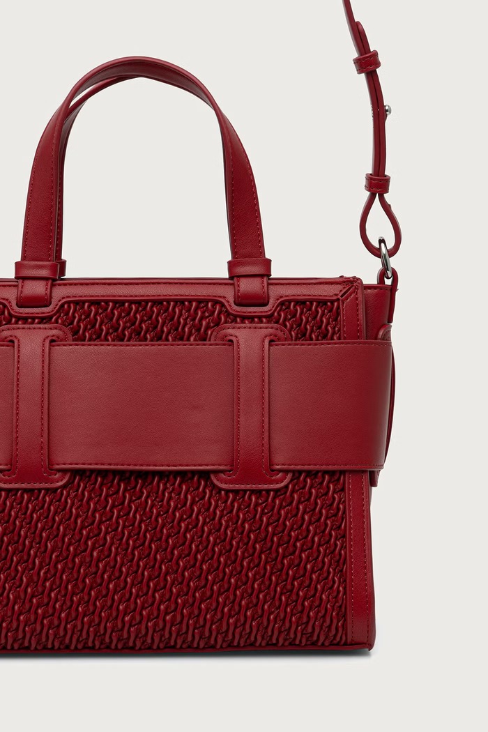 Akcesoria Armani Exchange Torebka crossbody damska z imitacji skóry XW000392.AF26444 czerwony