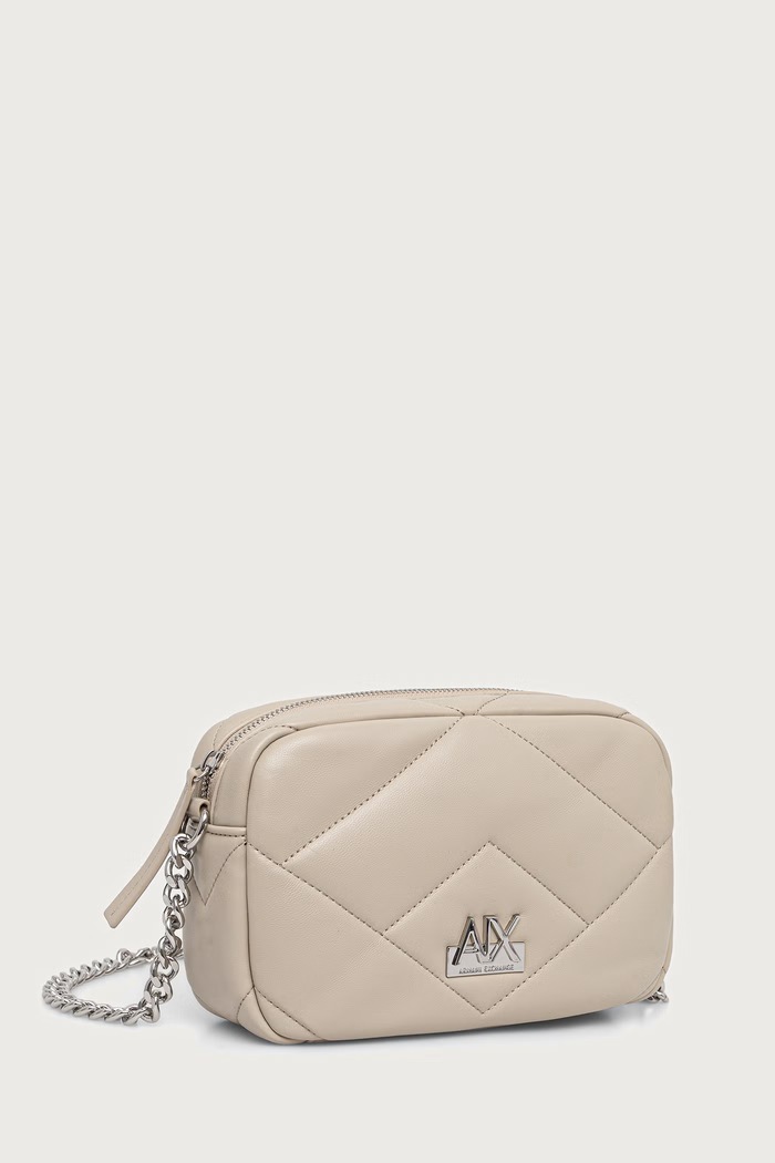 Armani Exchange чанта crossbody дамска от имитация на кожа XW000356.AF26568 бежов AW26