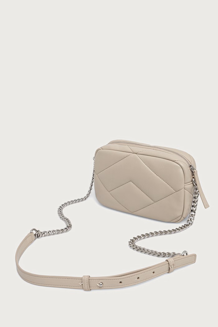 Аксесоари Armani Exchange чанта crossbody дамска от имитация на кожа XW000356.AF26568 бежов