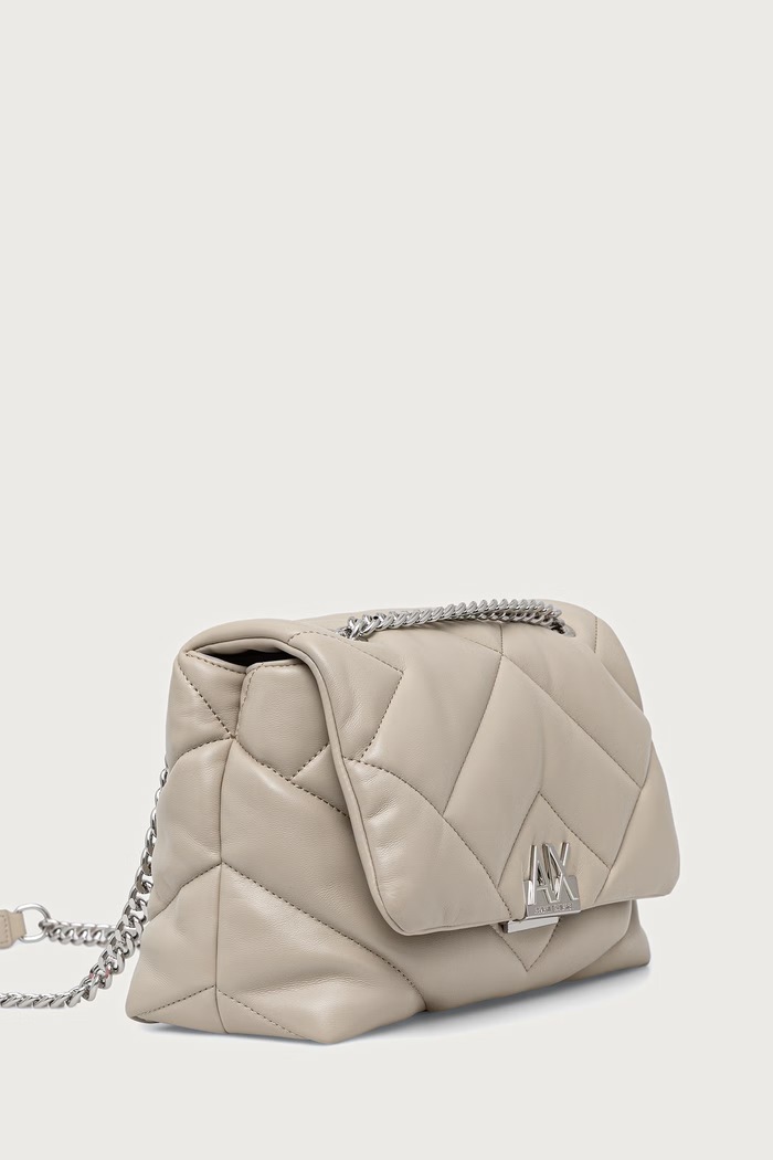 Armani Exchange Чанта crossbody дамска от имитация на кожа XW000355.AF26568 бежов AW26