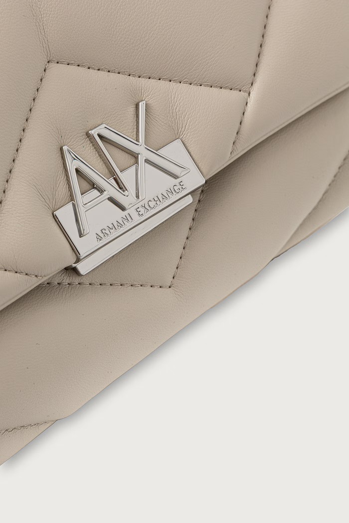 Чанта crossbody дамска от имитация на кожа Armani Exchange XW000355.AF26568 бежов