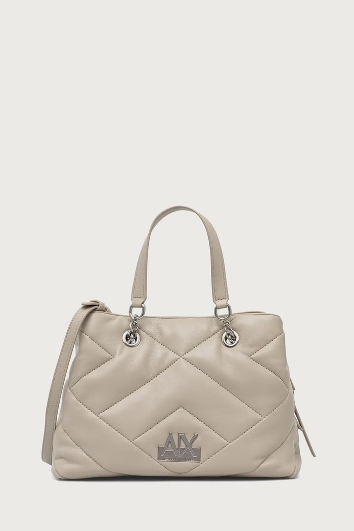Armani Exchange Crossbody kabelka dámska z imitácie kože béžová XW000354.AF26568