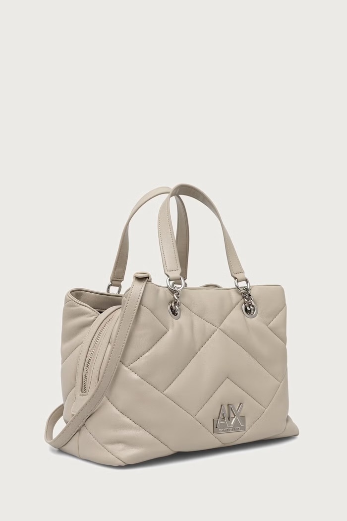 Armani Exchange Crossbody kabelka dámska z imitácie kože XW000354.AF26568 béžová AW26