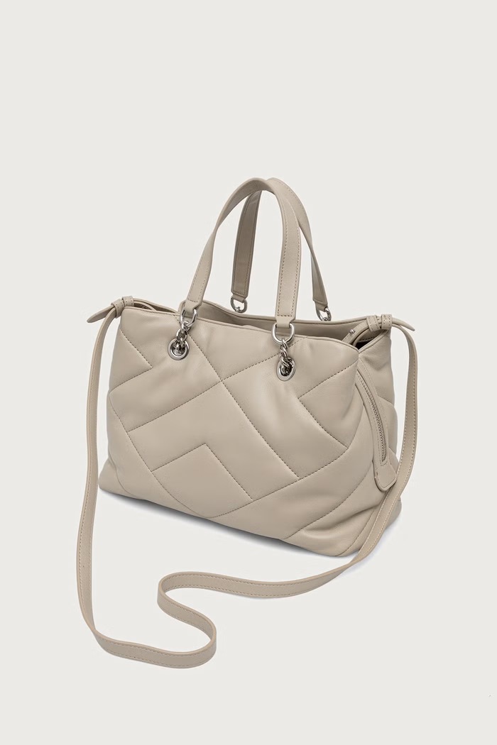 Doplnky Armani Exchange Crossbody kabelka dámska z imitácie kože XW000354.AF26568 béžová