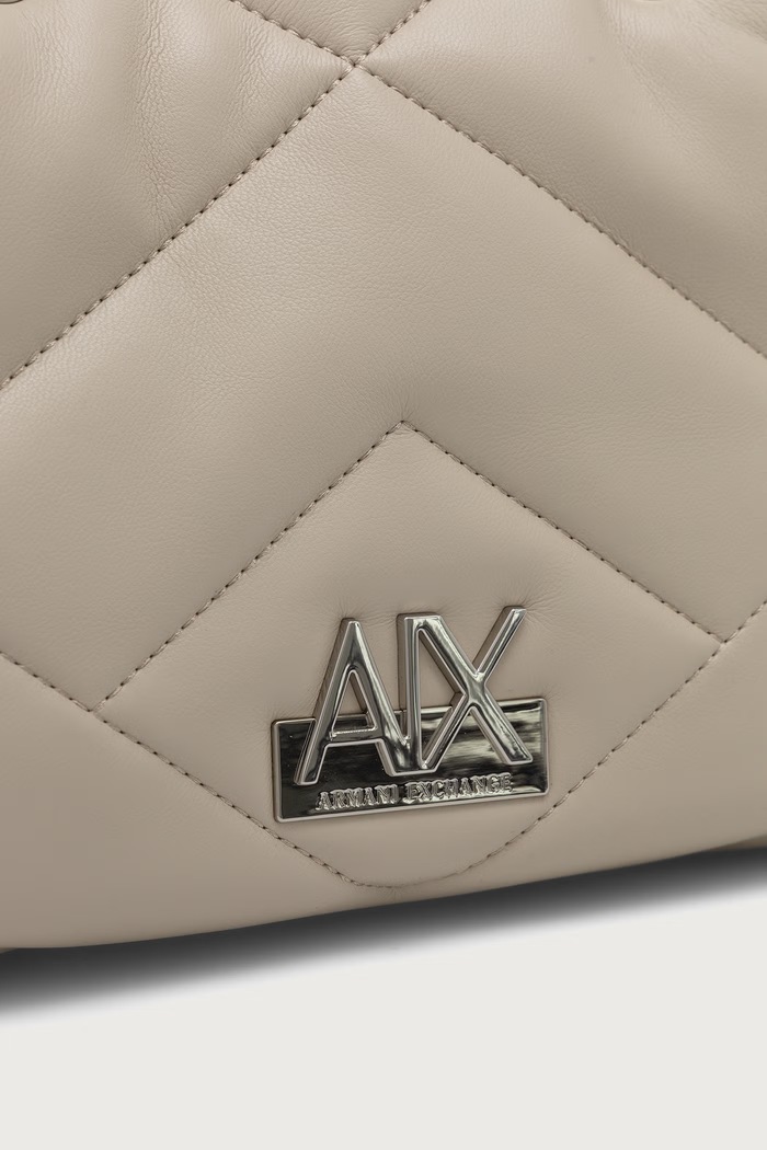 Crossbody kabelka dámska z imitácie kože Armani Exchange XW000354.AF26568 béžová