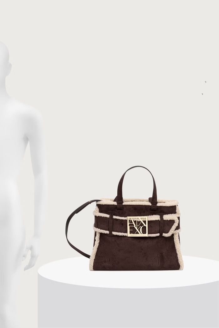 Armani Exchange Crossbody torba za žene od imitacije brušene kože XW000285.AF26995