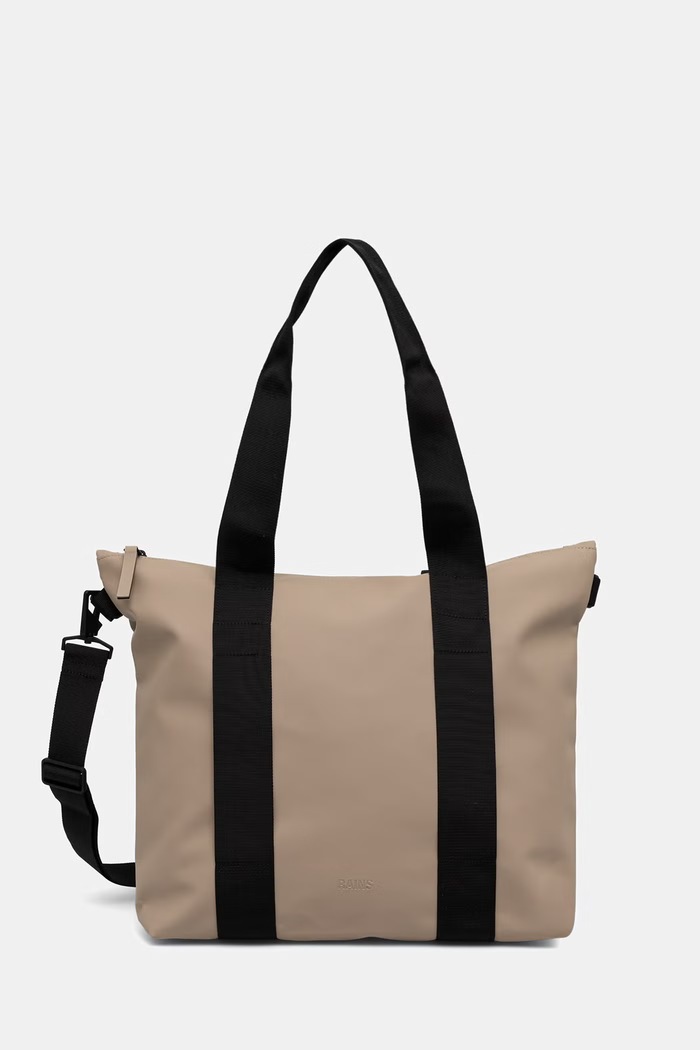 Rains torebka shopper damska beżowy 14160.133